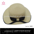 white paper lady hats foldable brim floppy hats